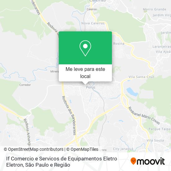 If Comercio e Servicos de Equipamentos Eletro Eletron mapa