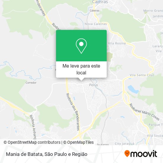Mania de Batata mapa