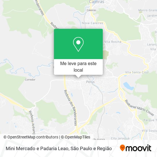 Mini Mercado e Padaria Leao mapa