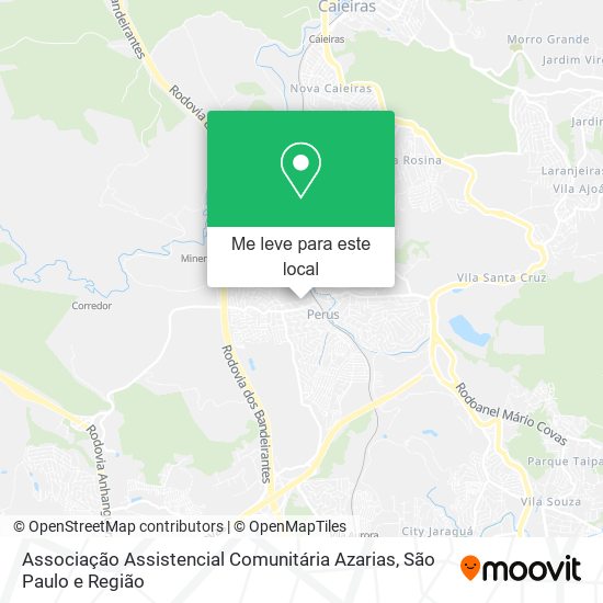 Associação Assistencial Comunitária Azarias mapa