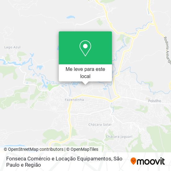 Fonseca Comércio e Locação Equipamentos mapa