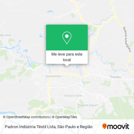 Padron Indústria Têxtil Ltda mapa