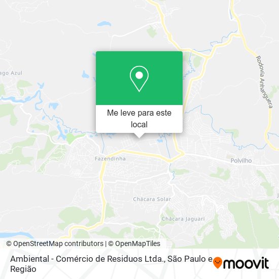 Ambiental - Comércio de Residuos Ltda. mapa