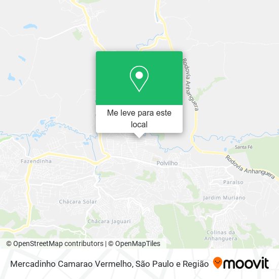 Mercadinho Camarao Vermelho mapa