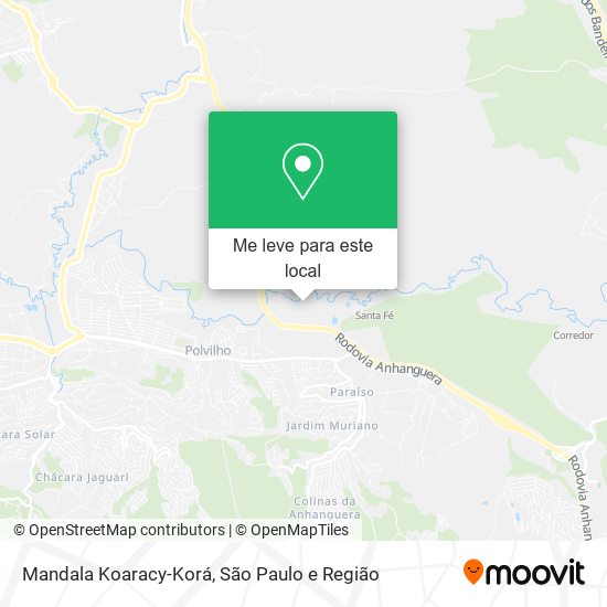 Mandala Koaracy-Korá mapa