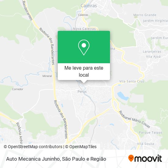 Auto Mecanica Juninho mapa