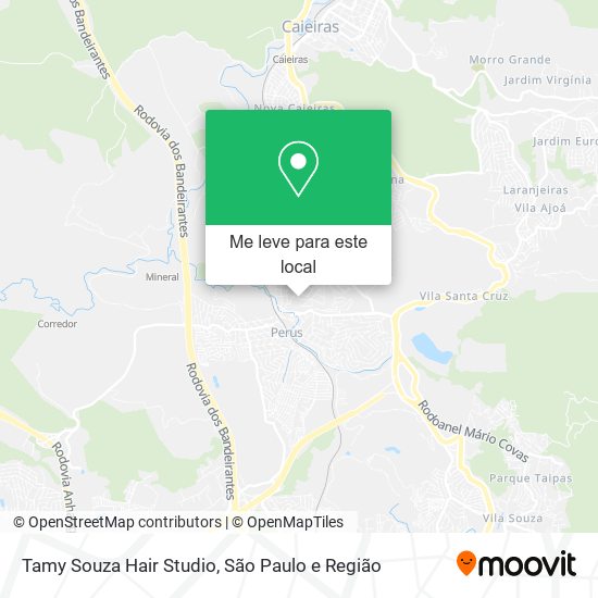 Tamy Souza Hair Studio mapa