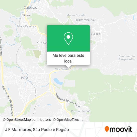 J F Marmores mapa