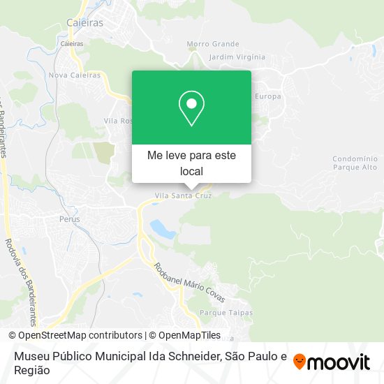 Museu Público Municipal Ida Schneider mapa
