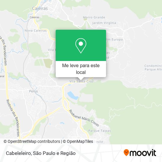 Cabeleleiro mapa