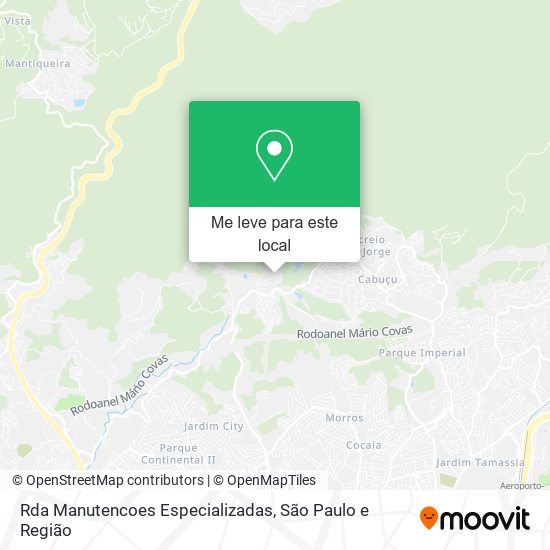 Rda Manutencoes Especializadas mapa