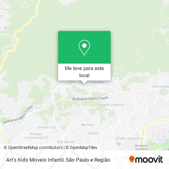 Art's Kids Moveis Infantil mapa