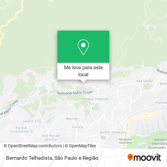 Bernardo Telhadista mapa