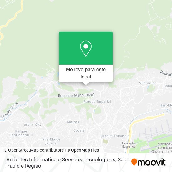 Andertec Informatica e Servicos Tecnologicos mapa