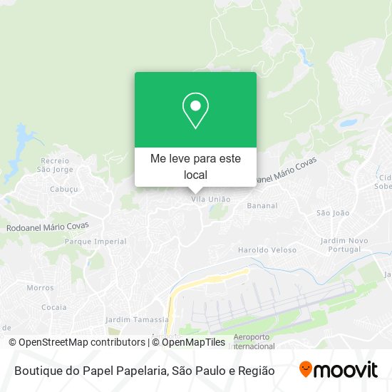 Boutique do Papel Papelaria mapa