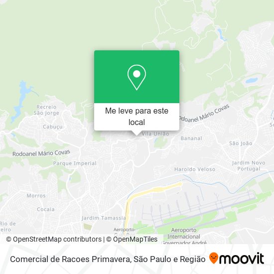 Comercial de Racoes Primavera mapa