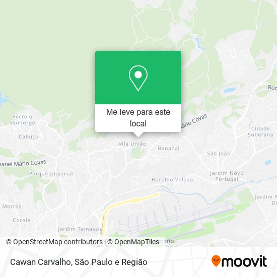 Cawan Carvalho mapa