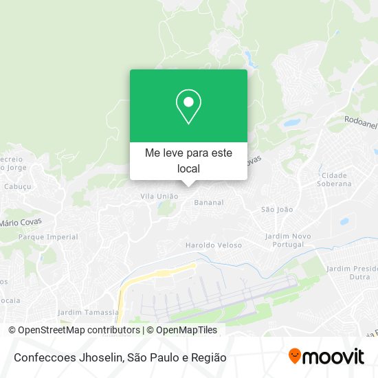 Confeccoes Jhoselin mapa