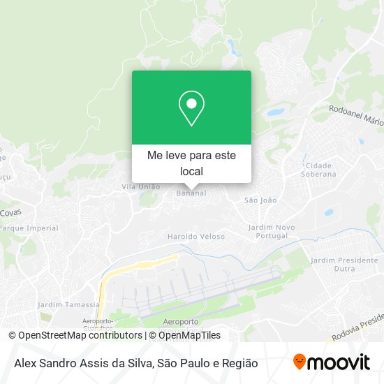 Alex Sandro Assis da Silva mapa