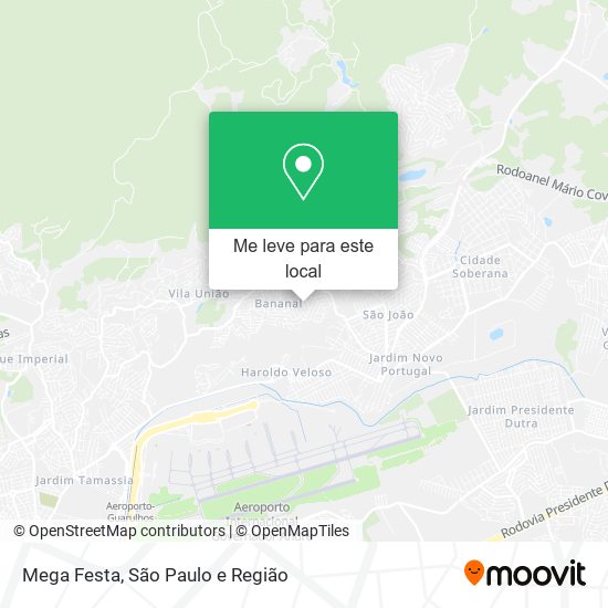 Mega Festa mapa