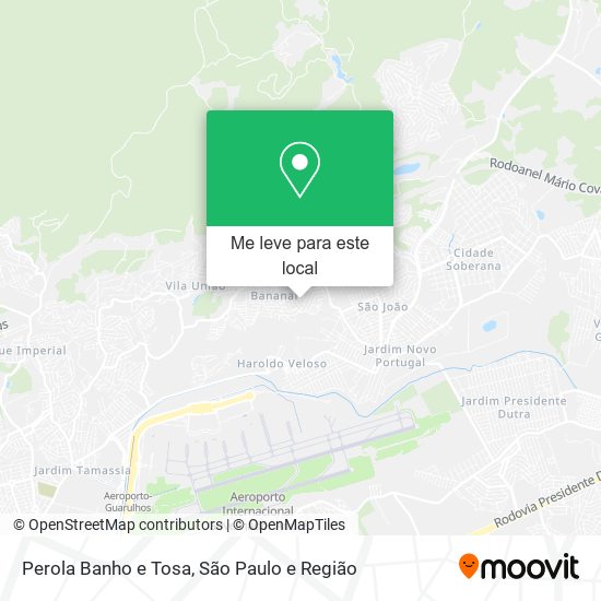 Perola Banho e Tosa mapa