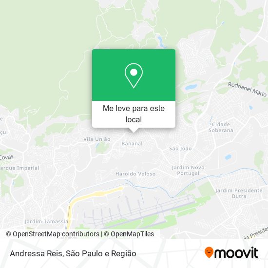 Andressa Reis mapa