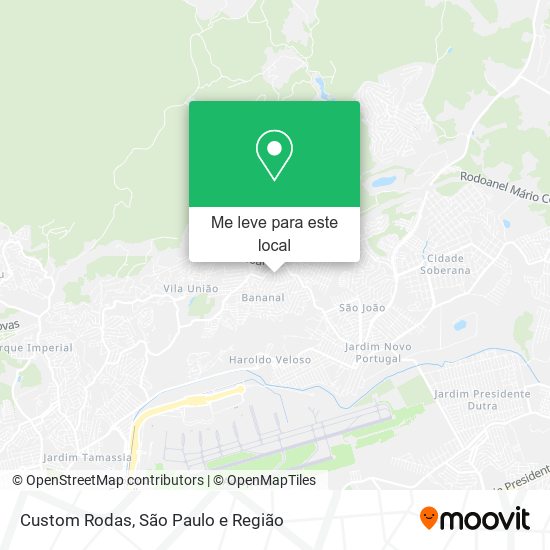 Custom Rodas mapa