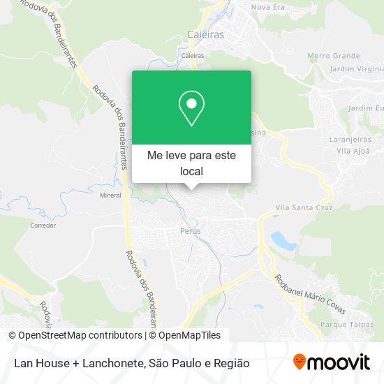 Lan House + Lanchonete mapa