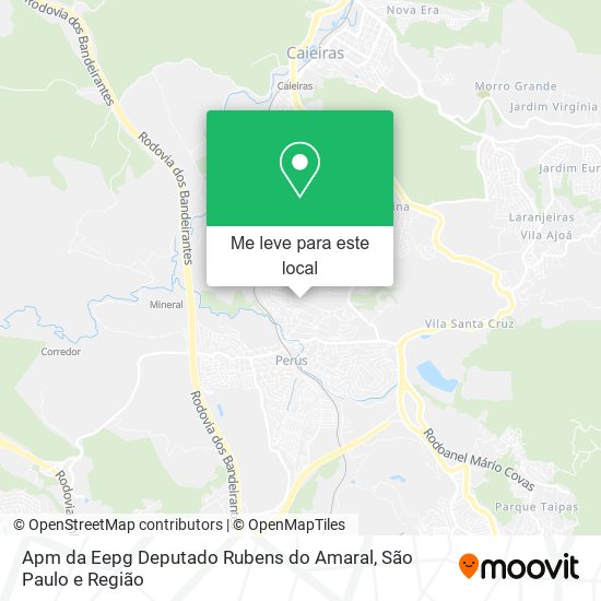 Apm da Eepg Deputado Rubens do Amaral mapa