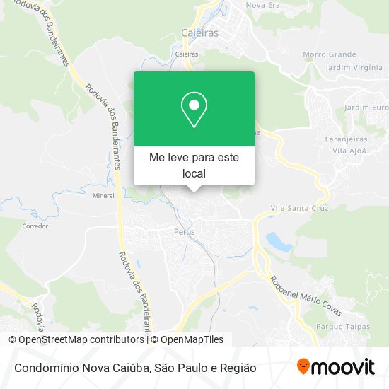 Condomínio Nova Caiúba mapa