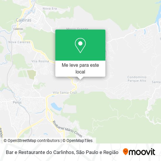 Bar e Restaurante do Carlinhos mapa