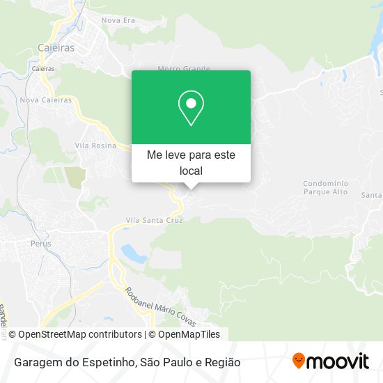 Garagem do Espetinho mapa