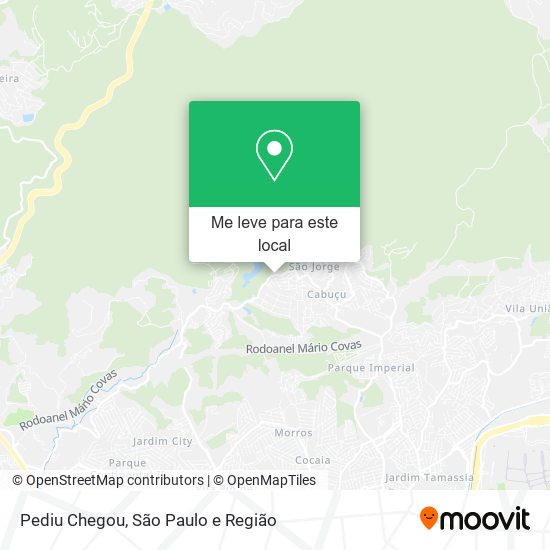 Pediu Chegou mapa