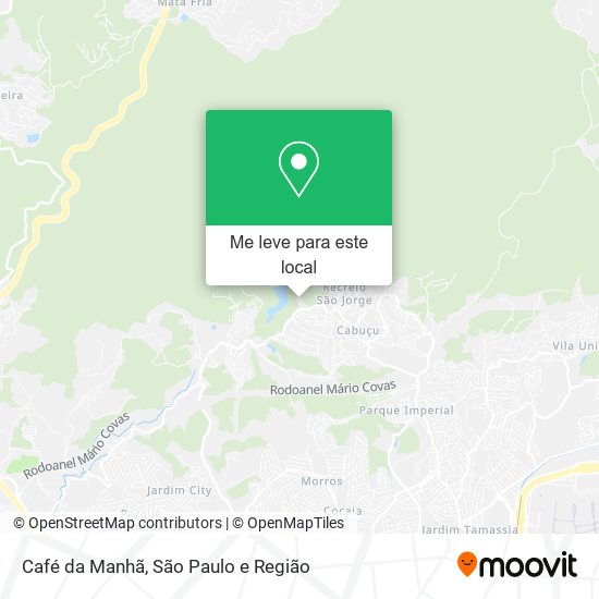 Café da Manhã mapa