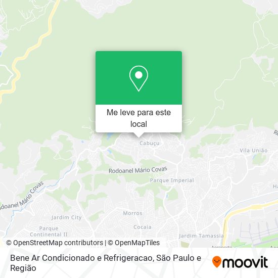 Bene Ar Condicionado e Refrigeracao mapa