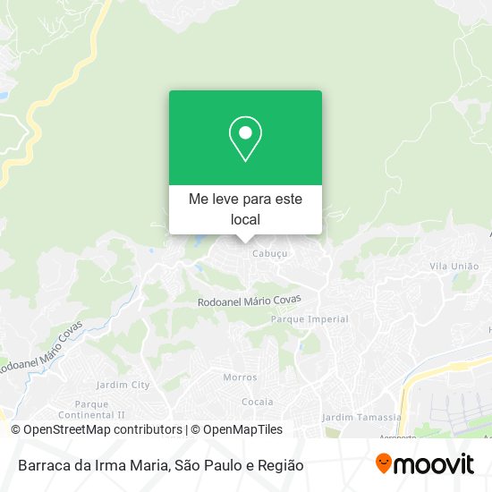 Barraca da Irma Maria mapa