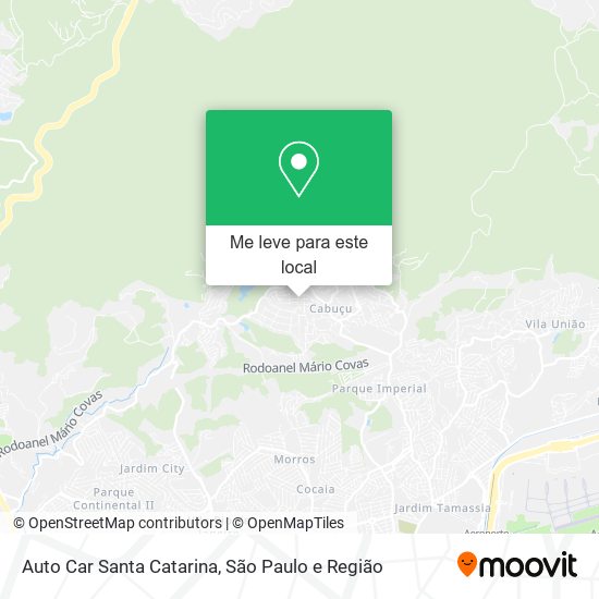 Auto Car Santa Catarina mapa