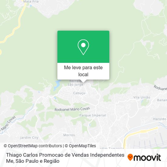 Thiago Carlos Promocao de Vendas Independentes Me mapa