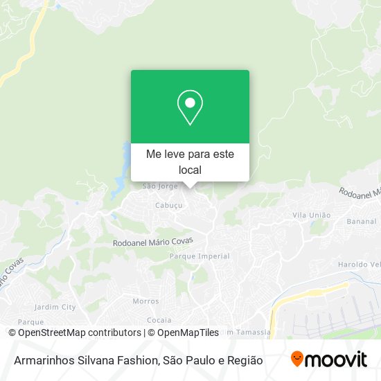 Armarinhos Silvana Fashion mapa