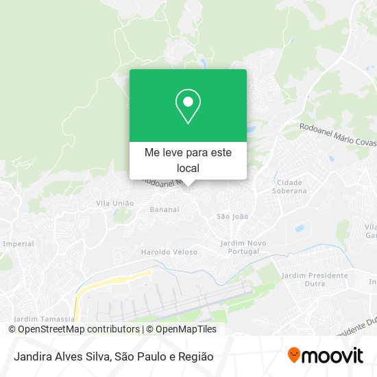 Jandira Alves Silva mapa