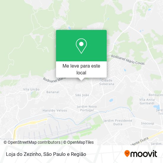 Loja do Zezinho mapa