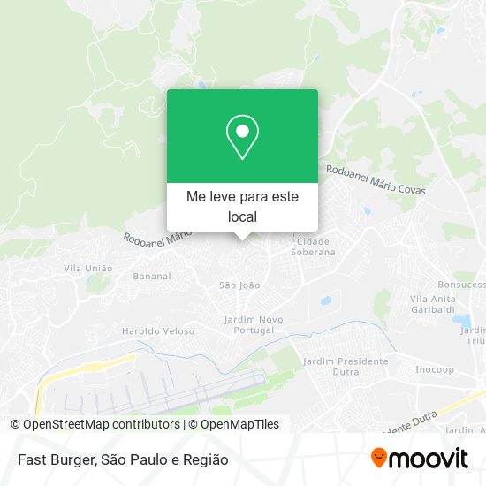 Fast Burger mapa