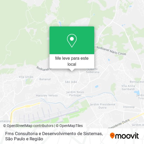Fms Consultoria e Desenvolvimento de Sistemas mapa