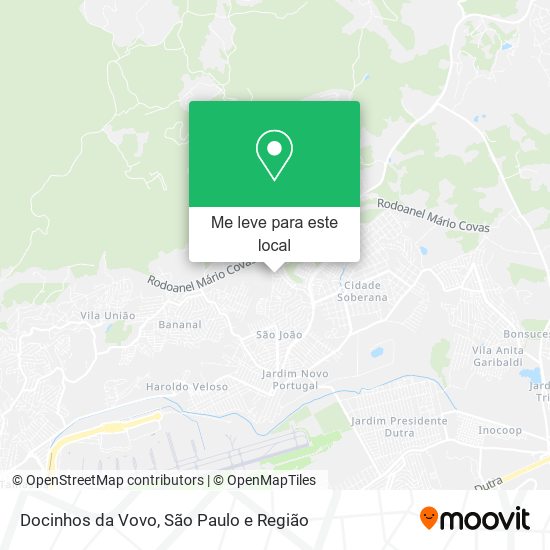 Docinhos da Vovo mapa