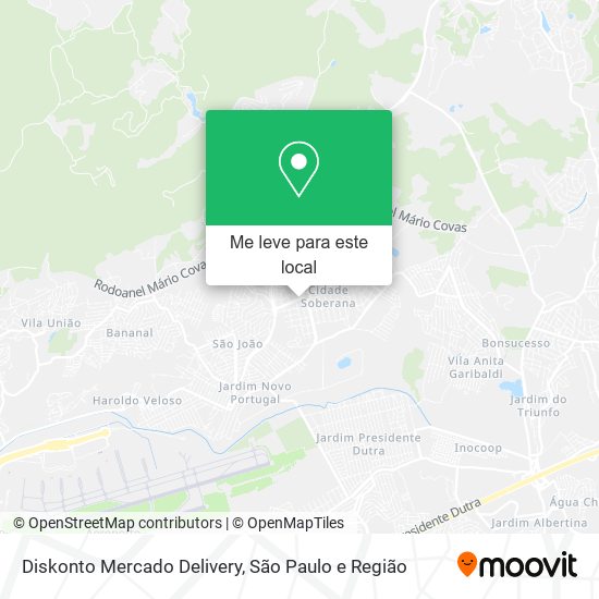 Diskonto Mercado Delivery mapa