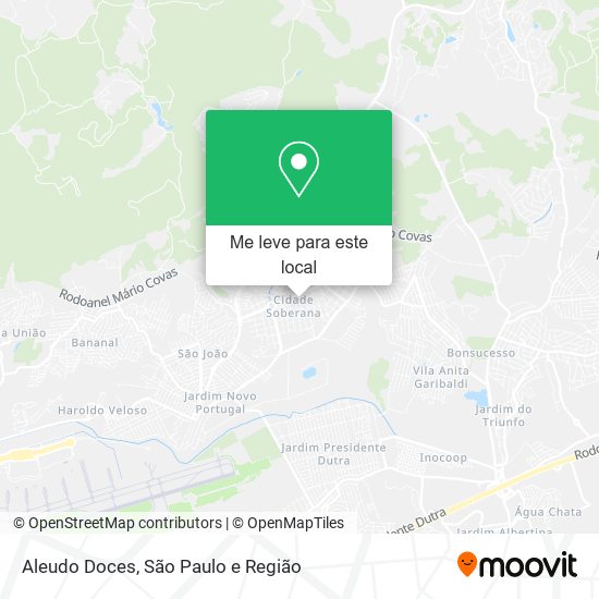 Aleudo Doces mapa
