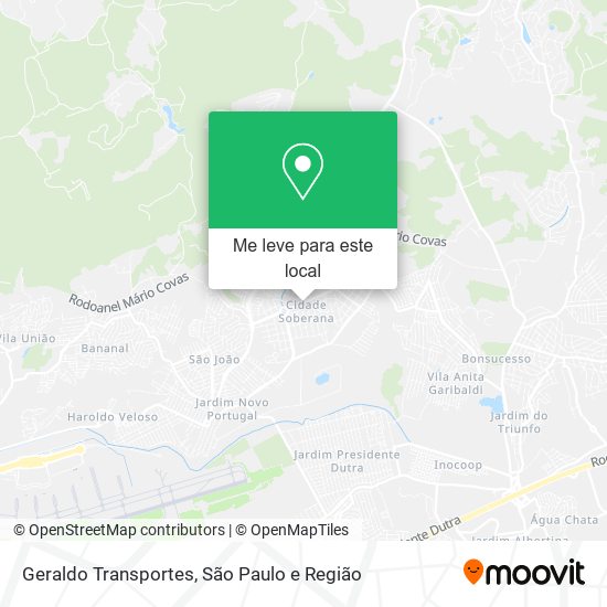 Geraldo Transportes mapa