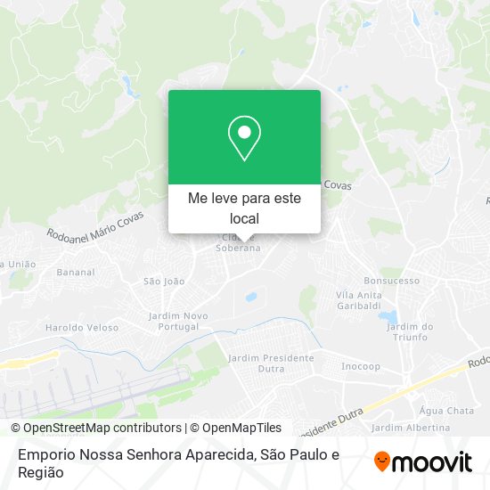 Emporio Nossa Senhora Aparecida mapa