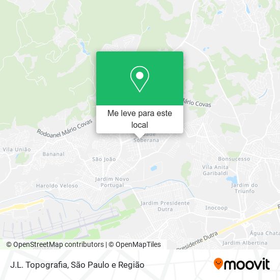 J.L. Topografia mapa