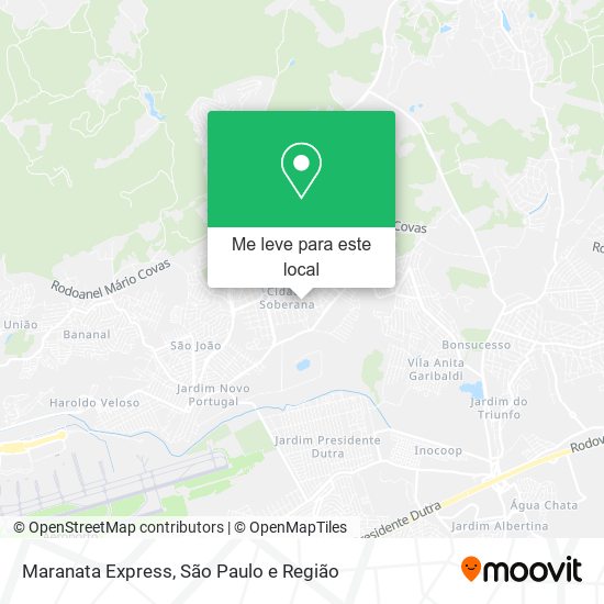 Maranata Express mapa